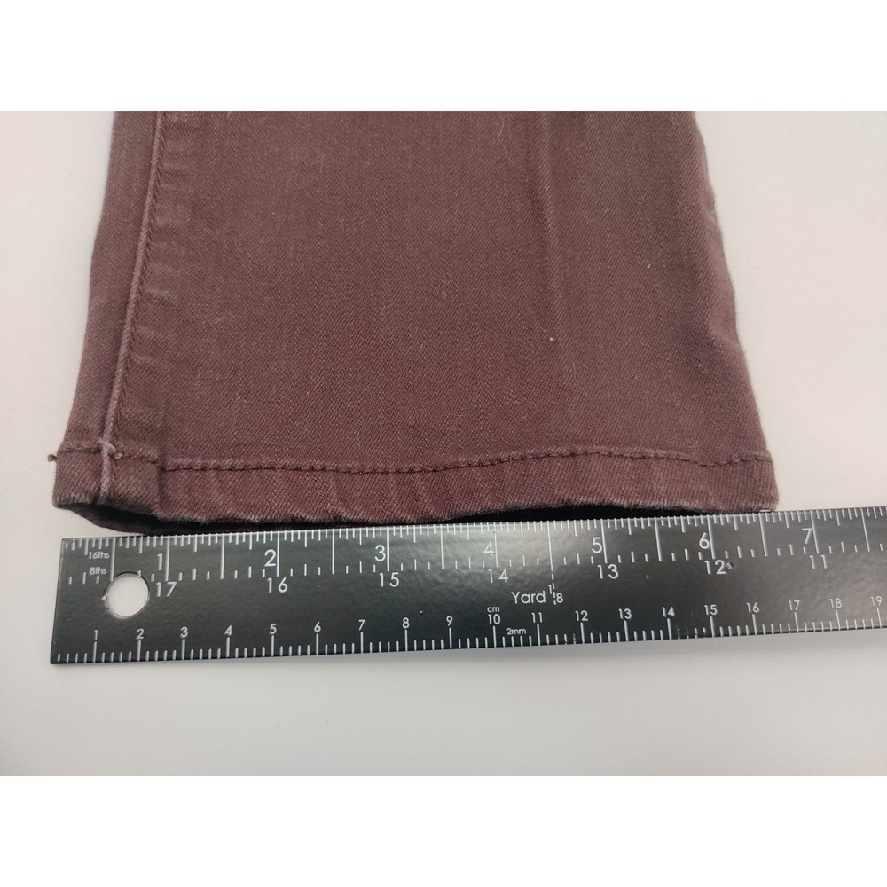Chicos So Slimming Straight Leg Pants Brown Size 0.5 Regular Cotton Stretch - Picture 7 of 10